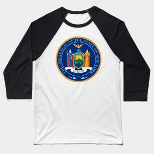 New York Coat of Arms Baseball T-Shirt